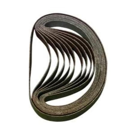 Astro Pneumatic Astro Pneumatic ASTBSP80 10Pk Sanding Belt 80 Grit 3-8X13In. 10-Pack ASTBSP80